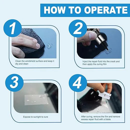 Windshield Crack Repair Kit (UAE+KSA)