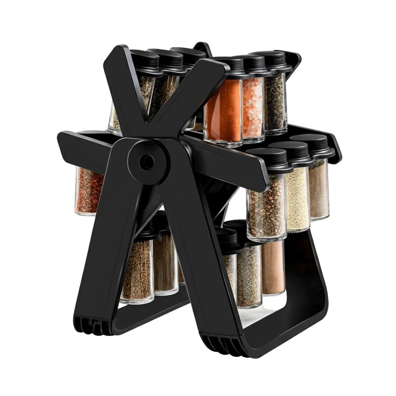 18-Jar Rotating Spice Rack (KSA)