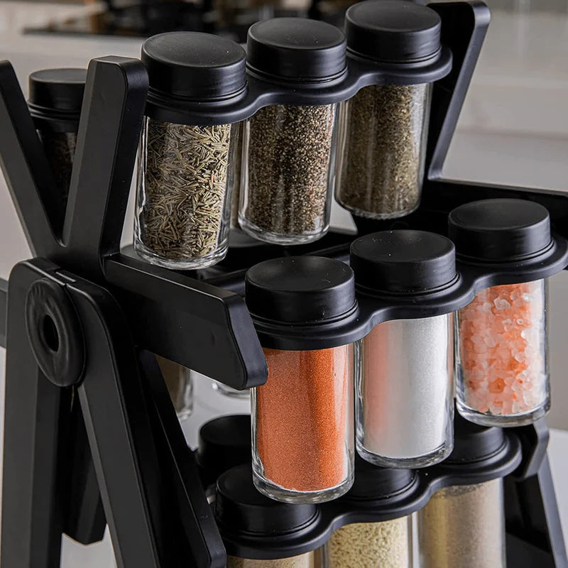 18-Jar Rotating Spice Rack (KSA)
