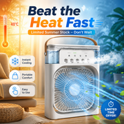 Portable Mini Air Cooler Fan with Cooling Mist